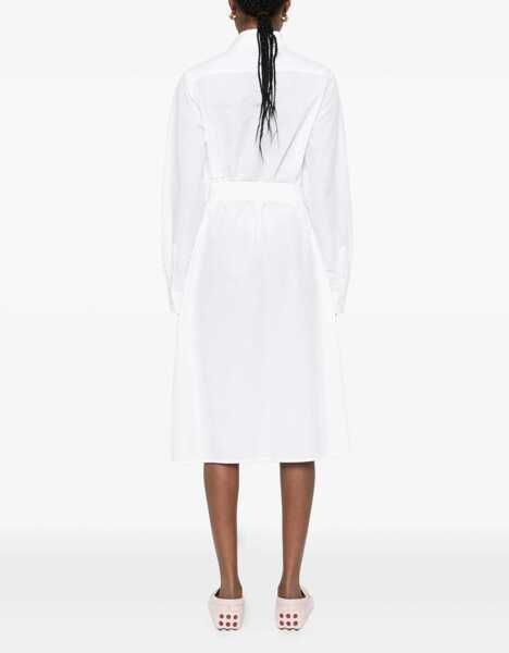 Rochii casual Ralph Lauren Long Dress With Logo WHITE Femei (BM 19688831) 4