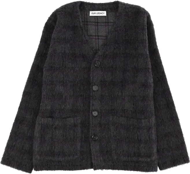 Cardigane OUR LEGACY Wool Blend Cardigan GREY Barbati (BM 19688852) 1