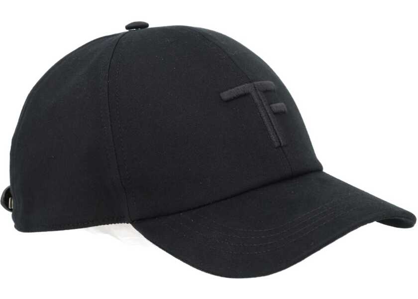 Sepci Tom Ford Monogram Baseball Hat BLACK Barbati (BM 19688891) 3