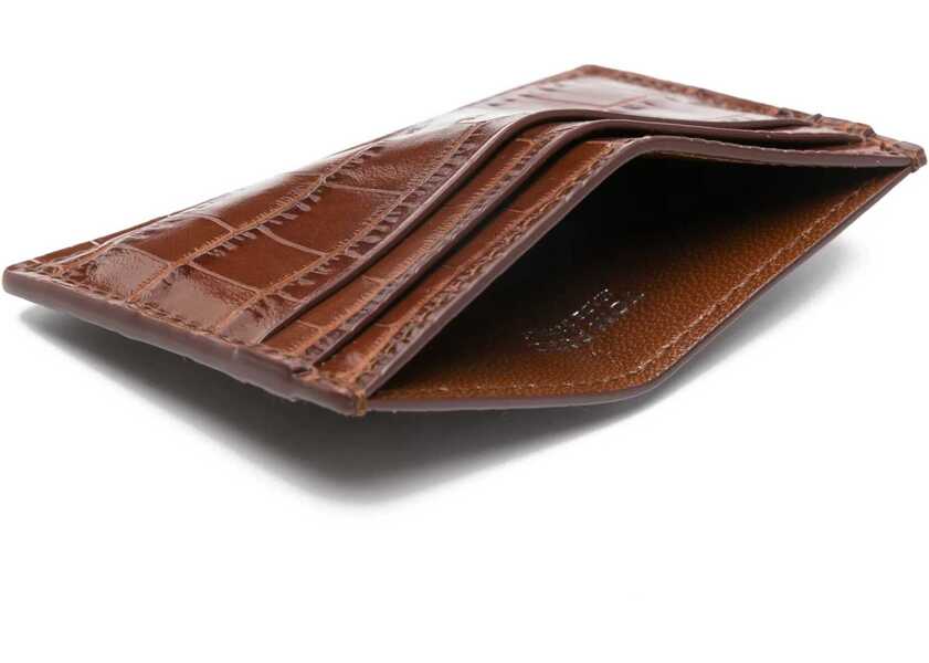 Portofele Tom Ford Leather Card Holder BROWN Barbati (BM 19688903) 3