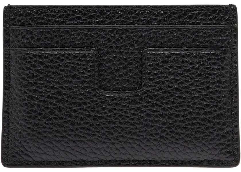 Portofele Tom Ford Card Holder With Logo BLACK Barbati (BM 19688921) 2