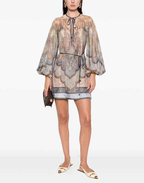 Rochii elegante ZIMMERMANN Wanderlust Tapestry Mini Dress MULTICOLOR Femei (BM 19688990) 2