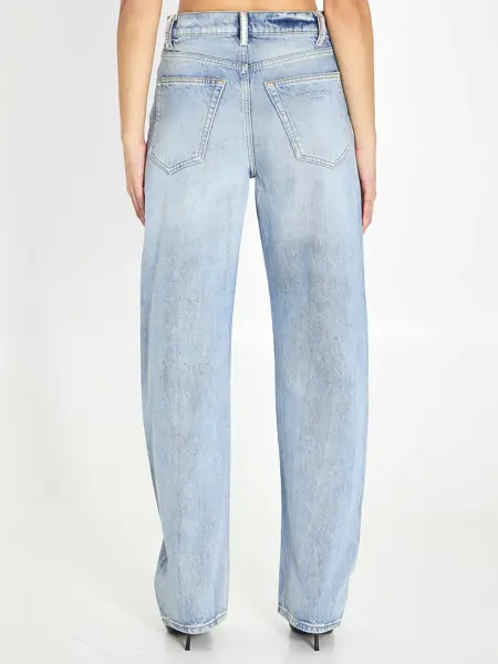 Blugi Alexander Wang Medium-Waist Float Jeans LIGHT BLUE Femei (BM 19689002) 4