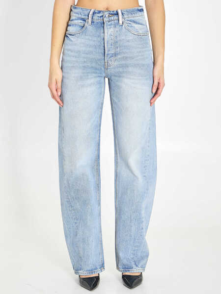 Blugi Alexander Wang Medium-Waist Float Jeans LIGHT BLUE Femei (BM 19689002) 1