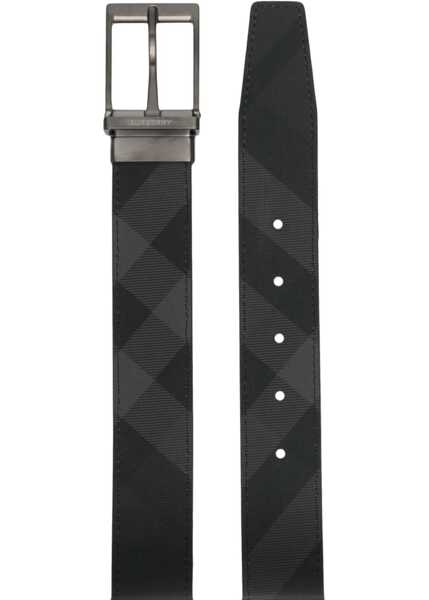 Curele Burberry Check Reversible Belt GREY Barbati (BM 19689008) 2