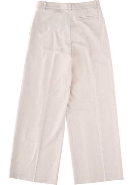 Pantaloni casual Hugo Boss Pants Tiana WHITE Femei (BM 19689023) 2