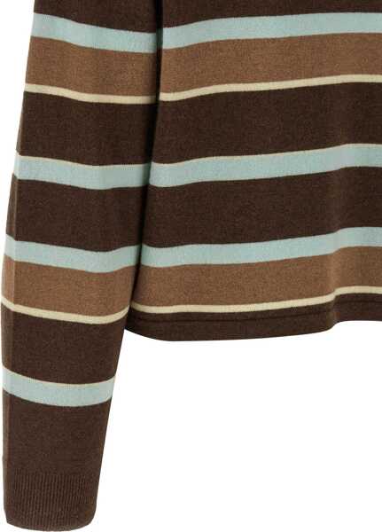 Tricouri Polo GUEST IN RESIDENCE Cropped Stripe Rugby Polo Shirt MULTICOLOUR Femei (BM 19689062) 4