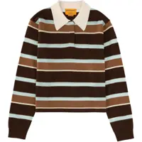 Tricouri Polo "Cropped Stripe Rugby" Polo Shirt Femei