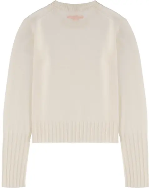 Pulovere casual GUEST IN RESIDENCE Shrunken Crew Jersey BEIGE Femei (BM 19689107) 2