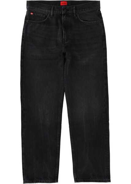 Blugi drepti Hugo Boss Jeans With Logo Patch GREY Barbati (BM 19689113) 1