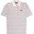 ROTATE Birger Christensen Striped Polo Shirt With Logo PINK