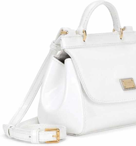 Genti de umar Dolce & Gabbana Shoulder Bag Patent Leather WHITE Fete (BM 19689161) 2
