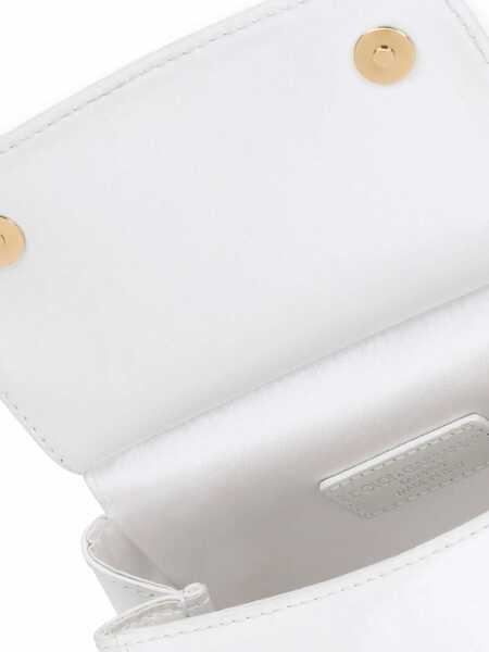 Genti de umar Dolce & Gabbana Shoulder Bag Patent Leather WHITE Fete (BM 19689161) 4