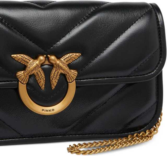 Genti de umar Pinko Small Love Bag BLACK Femei (BM 19689167) 3