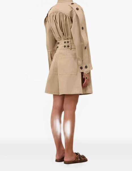 Pantaloni scurti ZIMMERMANN Rebellion Cargo Shorts BEIGE Femei (BM 19689236) 3