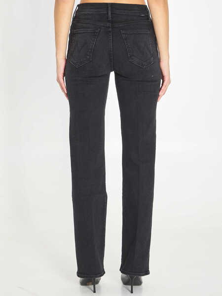 Blugi MOTHER The Kick It Jeans BLACK Femei (BM 19689248) 4