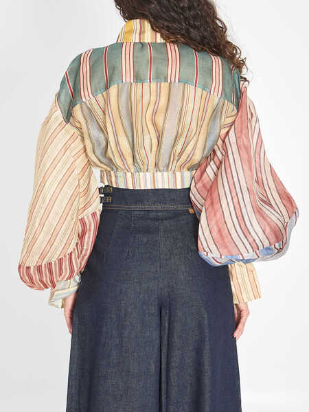 Bluze ZIMMERMANN Rebellion Striped Blouse MULTICOLOR Femei (BM 19689251) 4
