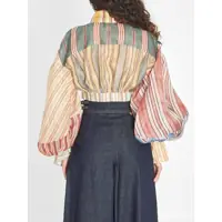 Topuri ZIMMERMANN Dama - Bluze ZIMMERMANN Rebellion Striped Blouse MULTICOLOR Femei (BM 19689251) - B-mall.ro