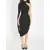 Alexander Wang Draped Midi Dress BLACK