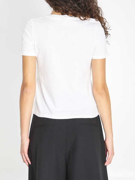 Tricouri Chloe Baby Fit T-Shirt With Logo WHITE Femei (BM 19689260) 4