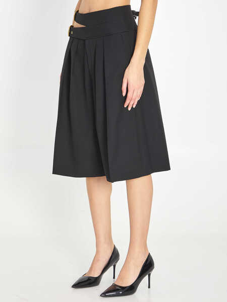 Pantaloni scurti Chloe Bermuda Shorts With Double Belt BLACK Femei (BM 19689278) 2