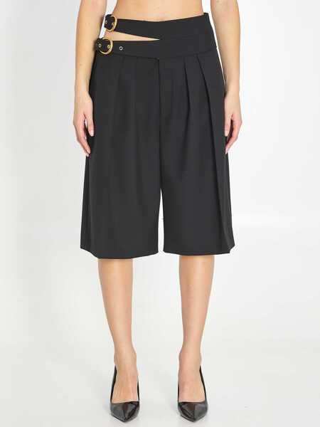 Pantaloni scurti Chloe Bermuda Shorts With Double Belt BLACK Femei (BM 19689278) 1