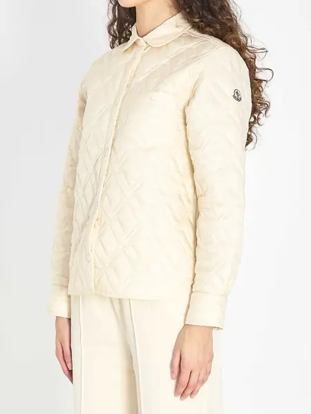 Bomber jacket Moncler Quilted Shirt CREAM Femei (BM 19689293) 2