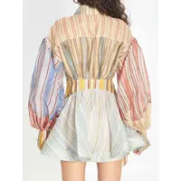 Rochii ZIMMERMANN Dama - Rochii elegante ZIMMERMANN Rebellion Striped Mini Dress MULTICOLOR Femei (BM 19689302) - B-mall.ro