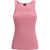 Pinko Ribbed tank Top with Love Birds logo ROSA - DI MAGGIO