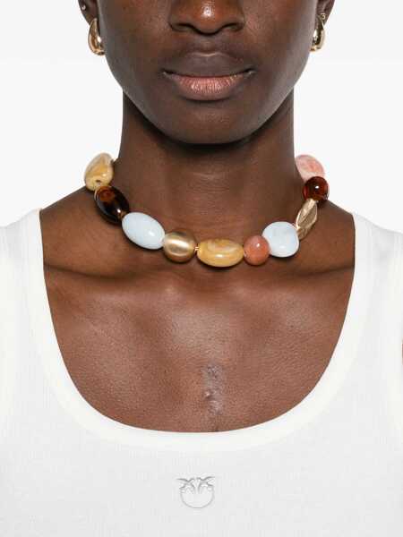 Topuri Pinko Ribbed tank Top with Love Birds logo BIANCO-BIANCANEVE Femei (BM 19689407) 5