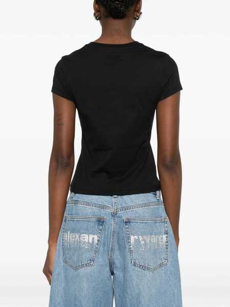 Tricouri Kenzo Cotton T-shirt with the embroidered Wild Tiger BLACK Femei (BM 19689413) 4