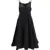 Pinko Shirred V-neck Dress NERO LIMOUSINE