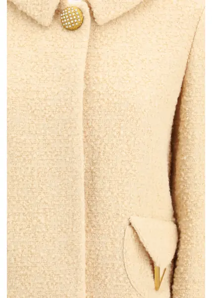 Jachete Valentino Garavani VLogo signature wool Jacket BETULLA Femei (BM 19689425) 3