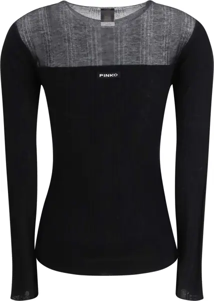 Pulovere casual Pinko Long-sleeved Top NERO LIMOUSINE Femei (BM 19689440) 2