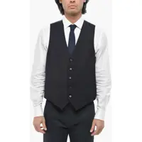 Veste costum Cc Collection Virgin Wool Waistcoat With Martingale Barbati