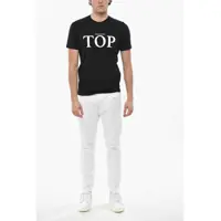 Imbracaminte DSQUARED2 pentru Barbati pagina 9 - Tricouri DSQUARED2 Crew Neck Top Cotton T-Shirt With Print Black Barbati (BM 19689530) - B-mall.ro