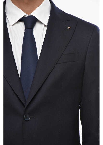 Costume CORNELIANI Cc Collection Virgin Wool Suit With Peak Lapel Midnight Blue Barbati (BM 19689542) 3