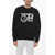 DSQUARED2 Crew Neck Tennis Club Sweatshirt With Front Print Black
