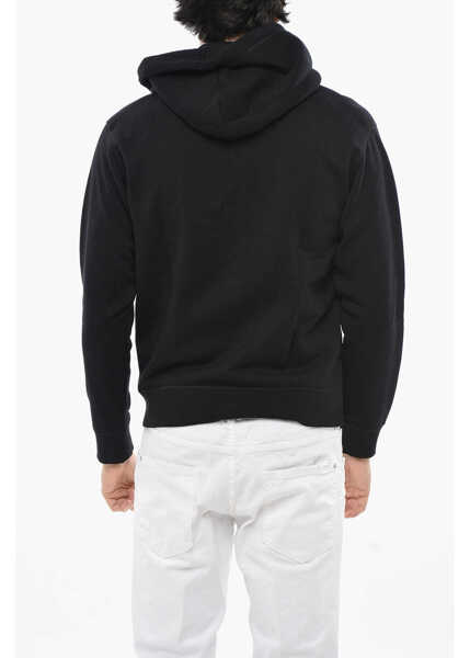Bluze de trening DSQUARED2 Full-Zip Icon Sweatshirt With Hood Black Barbati (BM 19689581) 2