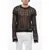 DSQUARED2 Mohair Blend See Through Sweater Black