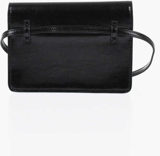 Genti tip postas N21 Eco-Leather Crossbody Bag With Embossed Logo Black Femei (BM 19689593) 2