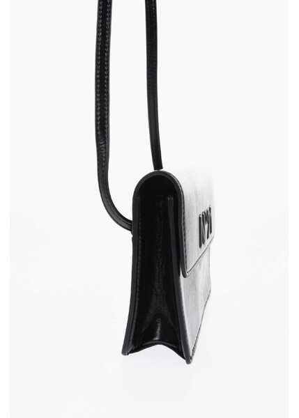 Genti tip postas N21 Eco-Leather Crossbody Bag With Embossed Logo Black Femei (BM 19689593) 3