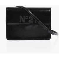 Genti tip postas Eco-Leather Crossbody Bag With Embossed Logo Femei