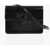 N&deg;21 Eco-Leather Crossbody Bag With Embossed Logo Black