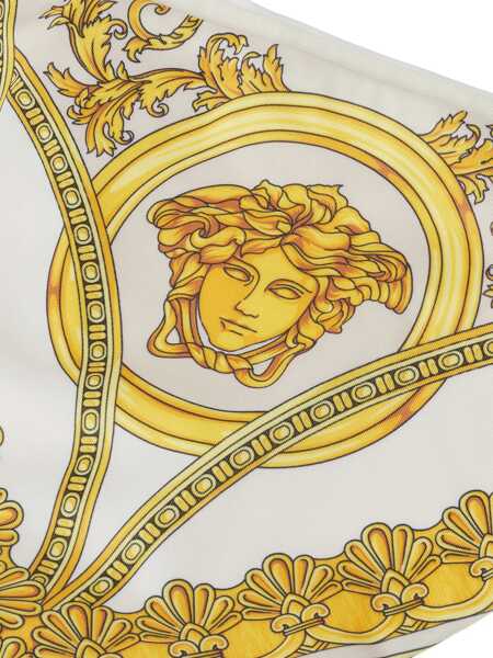 Bikini Versace Printed Bikini Bottom Yellow Femei (BM 19689596) 3