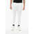 DSQUARED2 Brushed Cotton Sweatpants With Cuffs White