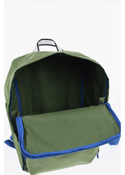 Rucsacuri N21 Nylon Backpack With Printed Logo Military Green Barbati (BM 19689611) 4