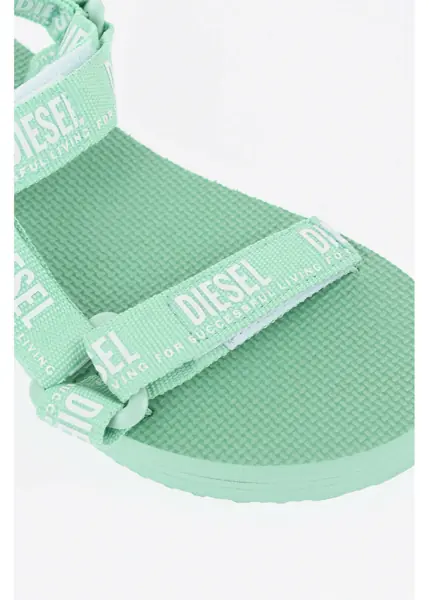 Sandale Diesel Rubber Sandals With Velcro Closure Green Baieti (BM 19689686) 4