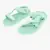 Diesel Rubber Sandals With Velcro Closure Green