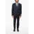 CORNELIANI Cc Collection Virgin Wool Suit With Flap Pockets Midnight Blue